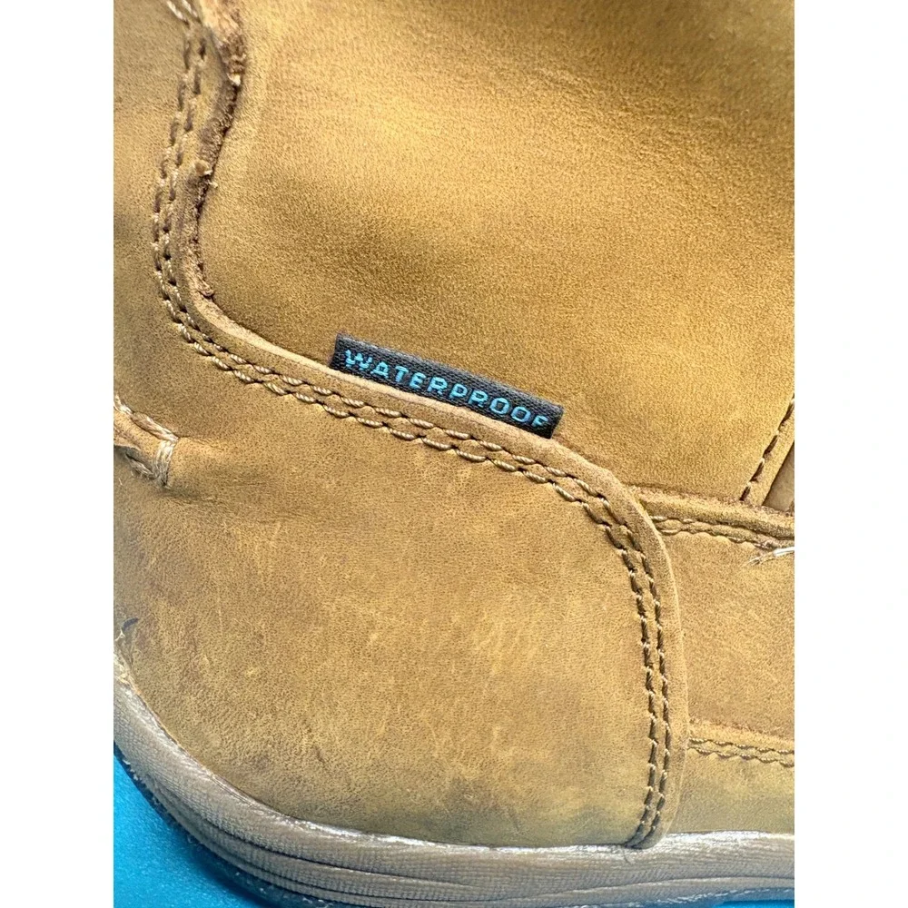 Twisted X Mens 11W Light Brown Saddle Leather Composite Toe Work Boots